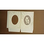 Punch stencil, Vintasia, cornici decorative con gufi