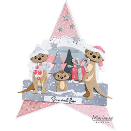 Marianne Design Plantillas de corte , Eline's Meercats, COL1490