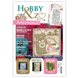 Bücher, Zeitschriften und CD / Magazines Journal, A4, HobbyZine + fleurs de gabarit de poinçonnage gratuit