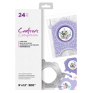 Crafter's Companion Fancy Panel Aperture Diorama, A4, blocco di carta con 24 fogli perforati!