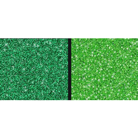 Leane Creatief - Lea'bilities und By Lene schiuma glitterata, 2 x 2, verde chiaro e scuro