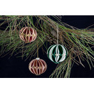 Leane Creatief - Lea'bilities und By Lene Cutting stencils, design 3D decorative Christmas balls