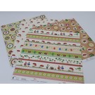 Karten und Scrapbooking Papier, Papier blöcke Paper 30.5 x 30.5 cm, premium, "lucky mushrooms" 4 different designs