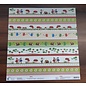 Karten und Scrapbooking Papier, Papier blöcke Carta 30,5 x 30,5 cm, premium, "funghi fortunati" 4 diversi motivi