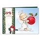 Cards, craft set, moreheads for 6 Christmas greeting cards with transparent paper