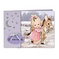 Cards, craft set, moreheads for 6 Christmas greeting cards with transparent paper