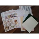 BASTELSETS / CRAFT KITS OFFRE! Reddy Deluxe, jeu de cartes, avec effet feuille d'or!