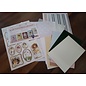 BASTELSETS / CRAFT KITS OFFRIRE! Reddy Deluxe, set di carte, con effetto foglia d'oro!