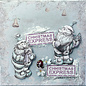 LaBlanche Stamp, Santa Claus with gift or Santa Claus with fir tree