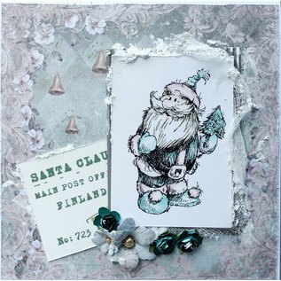 LaBlanche Stamp, Santa Claus with gift or Santa Claus with fir tree