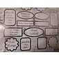 Embellishments / Verzierungen Die cut sheets with labels