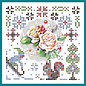 JEANINES ART  Set de manualidades, KartenSET, Sparkles Set 45, Jeanine's Art, The Colors of Winter, Pink Winter Flowers