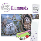 BASTELSETS / CRAFT KITS Diamond craft kit, owls