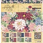 GRAPHIC 45 Graphic 45, Blossom Collection, bloc de papier design 30,5 x 30,5 cm + jeu d'autocollants!