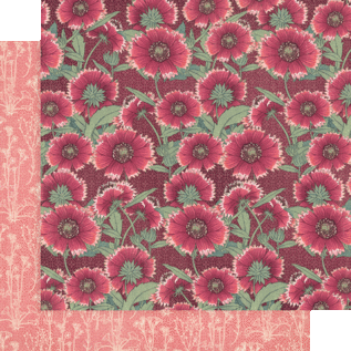 GRAPHIC 45 Grafikk 45, Blossom Collection, designer papirblokk 30,5 x 30,5 cm + klistremerksett!