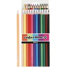 FARBE / MEDIA FLUID / MIXED MEDIA 12 crayons de couleur Colortime, différentes couleurs