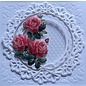 3D Pre-cut A4 sheet: roses