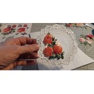3D Pre-cut A4 sheet: roses