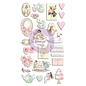 Prima Marketing und Petaloo 26 pieces, 3D puffy stickers, from the collection "with love"