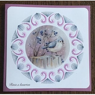 Yvonne Creations A4 die cut sheet, Lovely Birds