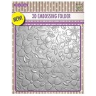 3D Embossingsfolder, Backgrounds Flowers, 152 x 152mm