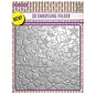 3D Embossingsfolder, Backgrounds Flowers, 152 x 152mm. For deep relief embossing on cards, albums, collage, scrapbooking, mixed media and much more