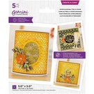 Crafter's Companion Embossing folder and punching template, decorative frame, 12.7 x 12.7 cm.