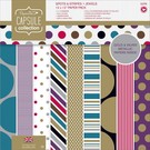 Docrafts / Papermania / Urban Designer pad, 30.5 x 30.5 cm, dots and stripes, 16 x 2 designs, 32 sheets