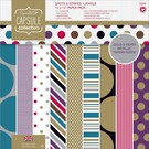 Docrafts / Papermania / Urban Designerblock, 30,5 x 30,5 cm, Punkte und Streife, 16 x 2 Designs, 32 Blatt, LETZTES EXEMPLAR!