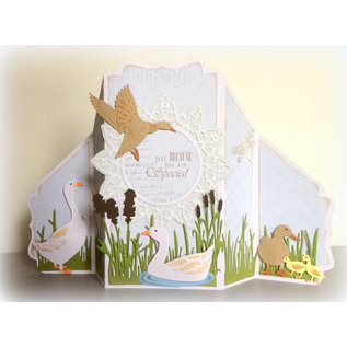 Joy!Crafts / Jeanine´s Art, Hobby Solutions Dies /  cutting and embossing templates: Duck and goose