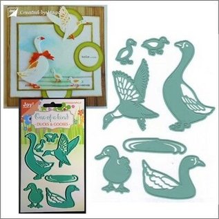 Joy!Crafts / Jeanine´s Art, Hobby Solutions Dies /  Snij en embossing Sjablonen: Eend en gans