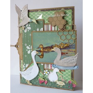 Joy!Crafts / Jeanine´s Art, Hobby Solutions Dies /  cutting and embossing templates: Duck and goose