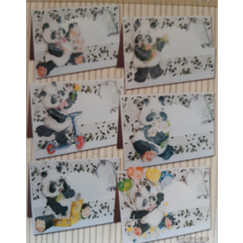 BASTELSETS / CRAFT KITS complete map set, Panda Parade