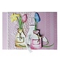 Motiv-Stempel Set, Spring Flowers & Bottles, Stempel Set A5 Format