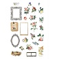 Embellishments / Verzierungen Floral Tapestry Ephemera SET, 24 parts!