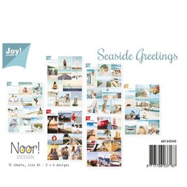Joy!Crafts / Jeanine´s Art, Hobby Solutions Dies /  A4 set with 12 picture sheets, "Greetings by the sea", 2 x 6 designs