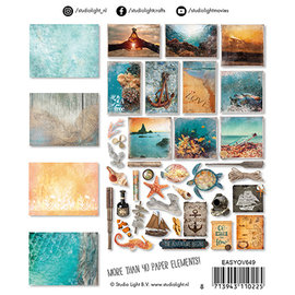 Studio Light EASYOV649 - Set de papier découpé Ocean View n ° 649