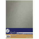 AURELIE Cardstock, Mettalic, silber,  10 Blatt, zweiseitig,  250 gr./m²