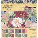 GRAPHIC 45 Designer pad, paper pad, Blossom, 20.3 x 20.3 cm