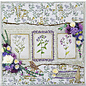 Stamp motifs, transparent, A5 format, wildflowers