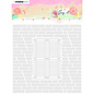 Studio Light StudioLight, plantilla de estampado, 150 x 150 mm, SL Emb. Carpeta y troquel de corte Dígalo con flores nr.11,