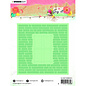 Studio Light StudioLight, plantilla de estampado, 150 x 150 mm, SL Emb. Carpeta y troquel de corte Dígalo con flores nr.11,