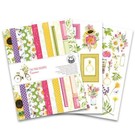Karten und Scrapbooking Papier, Papier blöcke Designer papierblok, formaat 20 x 15 cm, The Four Seasons
