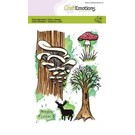 Craftemotions Motif stamp, A6, transparent, Magic Forest