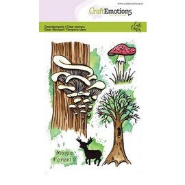 Craftemotions Motivstempel, A6, gennemsigtig, Magic Forest