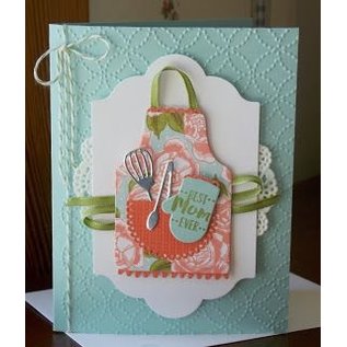 Marianne Design Skære- og prægeskabeloner SET, Craftables, forklæde, 9 x 11 cm