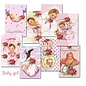 decorer Set di carta, mini, 7 x 10,8 cm, a scelta tra neonato e bambina