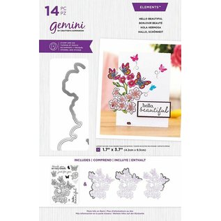 Gemini NEW! Motif stamp + punching template SET! Various sets to choose from!