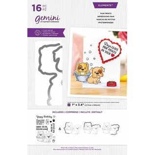 Gemini NEW! Motif stamp + punching template SET! Various sets to choose from!