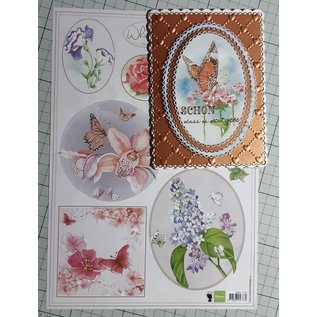 Marianne Design Bilderbogen, A4, Whispering, Zur Gestaltung auf Karten, Alben, Kollage, Scrapbooking u.v.m.